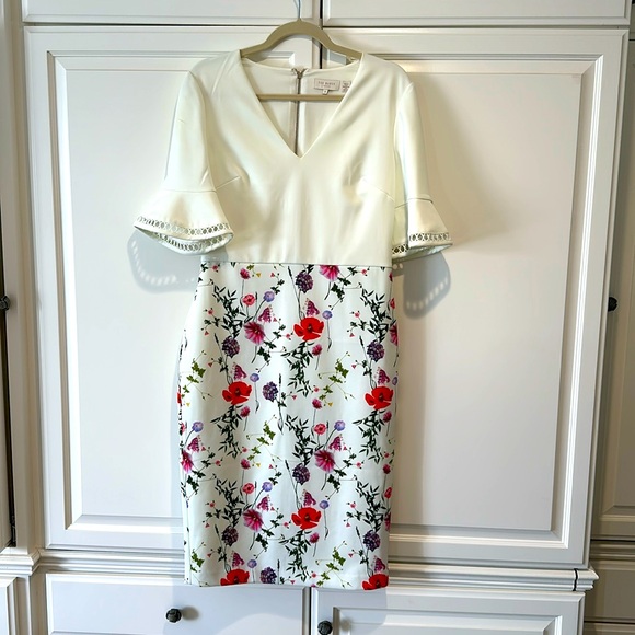 Ted Baker Floral dress size 3 - Picture 1 of 8